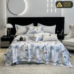 Luxurious Ice Cooling Tencel Fabric Complete Summer Quilt Set