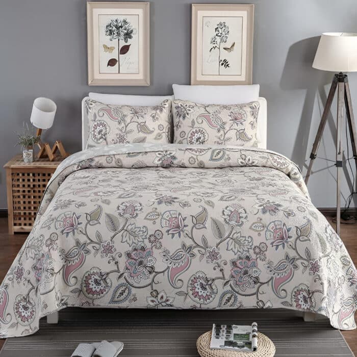 Premium Cotton Fabrics Bedspreads Set