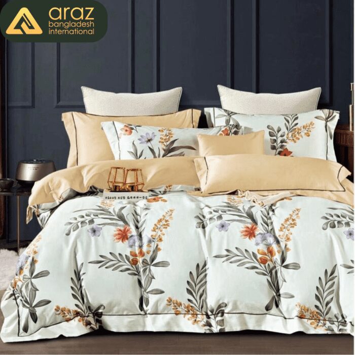 Printed 100% Egyptian Cotton Fabrics Premium Bedding Set