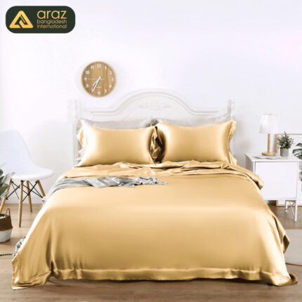 Solid Color Premium Bed Sheet with 2 Pillow Covers